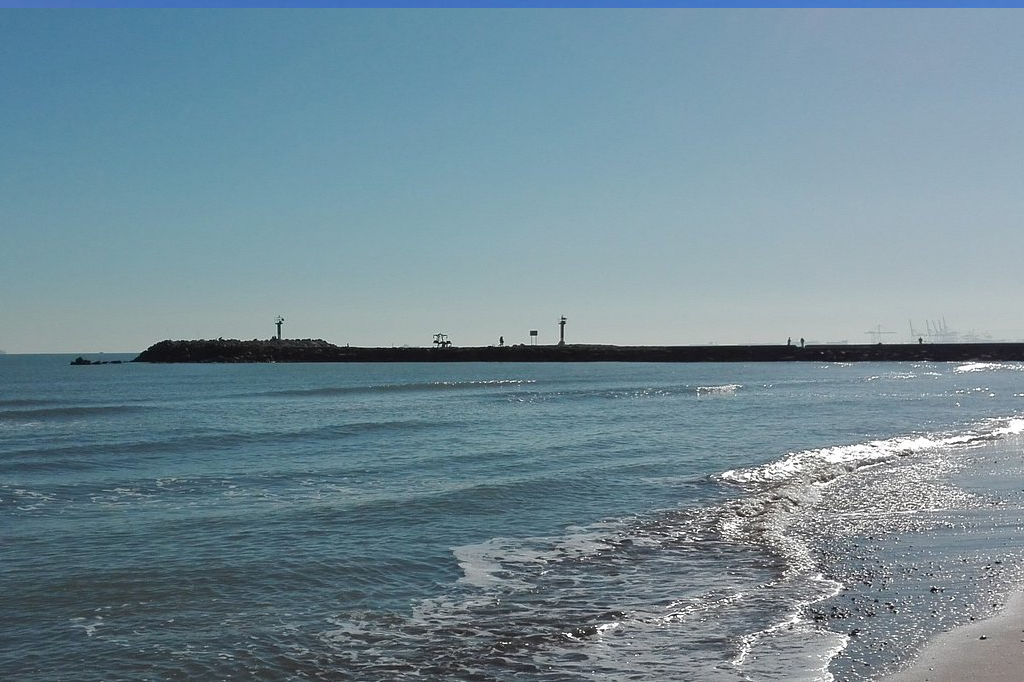 Playa de Port Saplaya Beach, Valencia, Spain