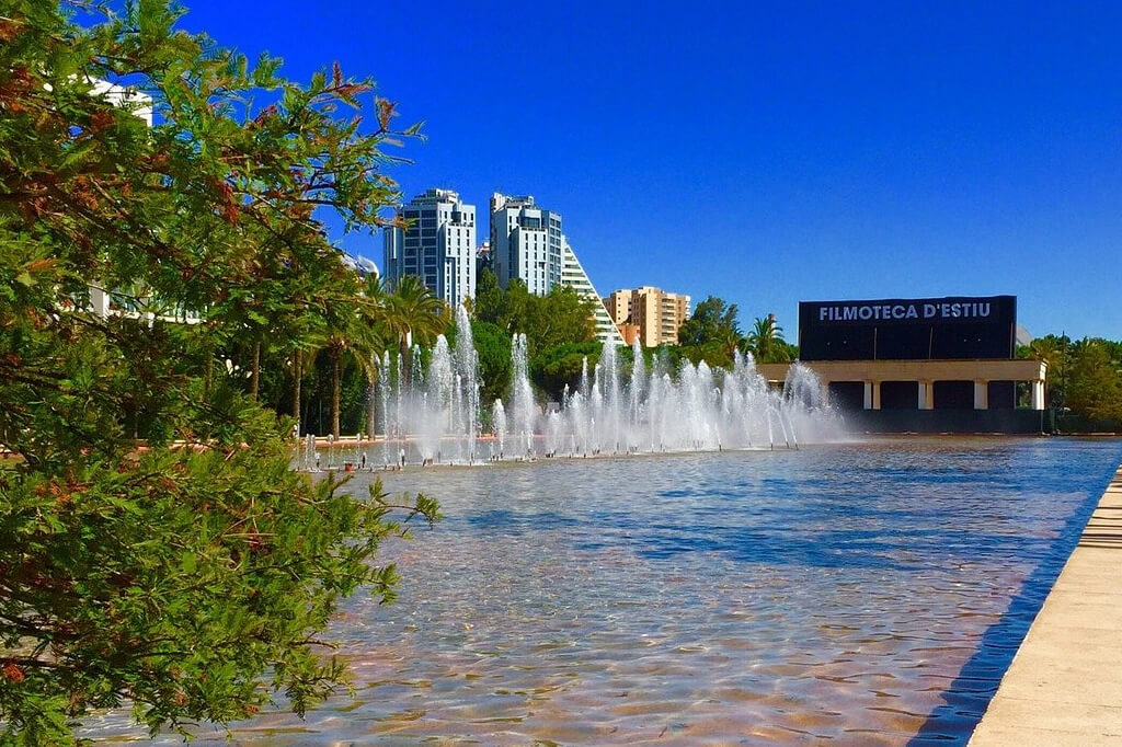 Turia Gardens Valencia Spain